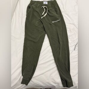 Olive Green Champion Sweatpant Jogger Size Medium